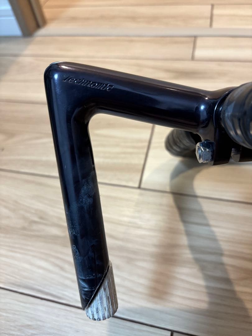 nittoブルホーンバー38cmステム付き