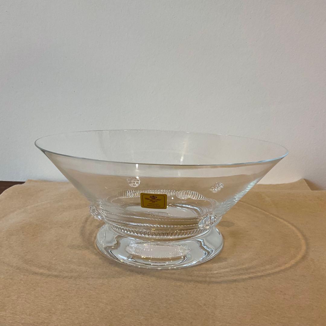 【テレジアンタール】ドイツ クリスタル ペアボウル バッカス未使用