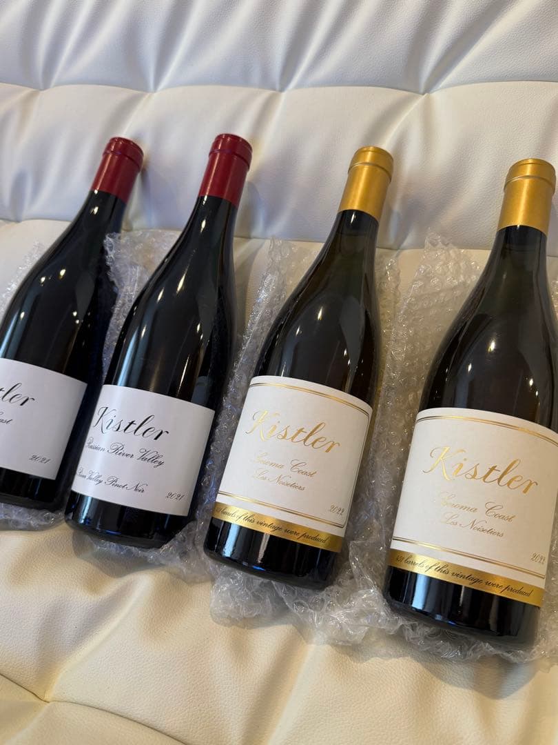4本セット　キスラーヴィンヤーズ　シャルドネ2本　ピノノワール2本