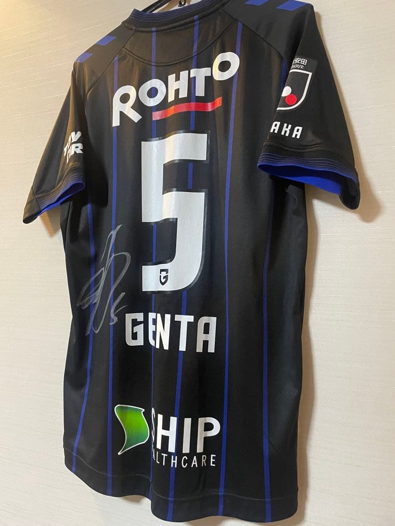 サイン入り　三浦弦太　ガンバ大阪　オーセンティックユニフォーム　2024 ホーム