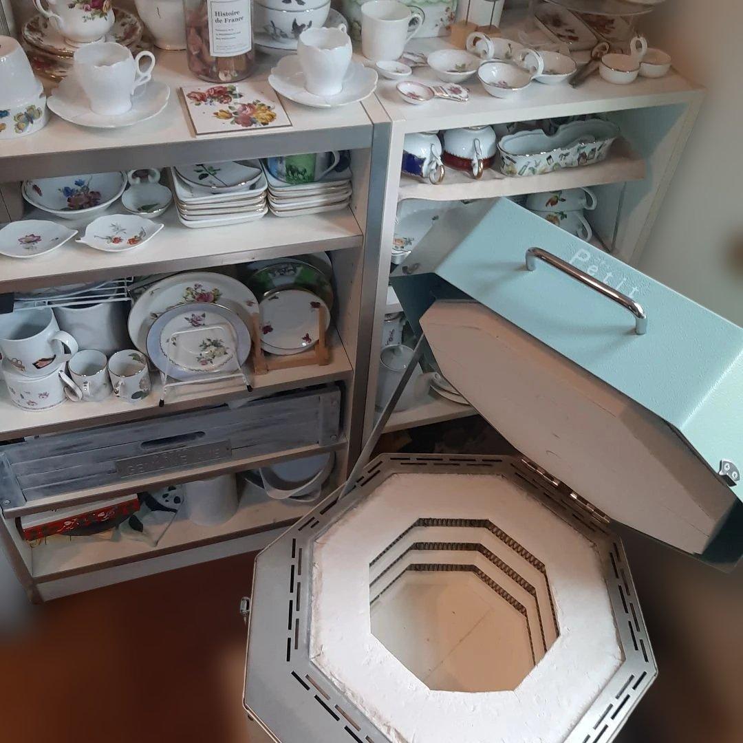 陶芸窯 家庭用Pét it プティ DUA-01型 マイコン付小型電気窯