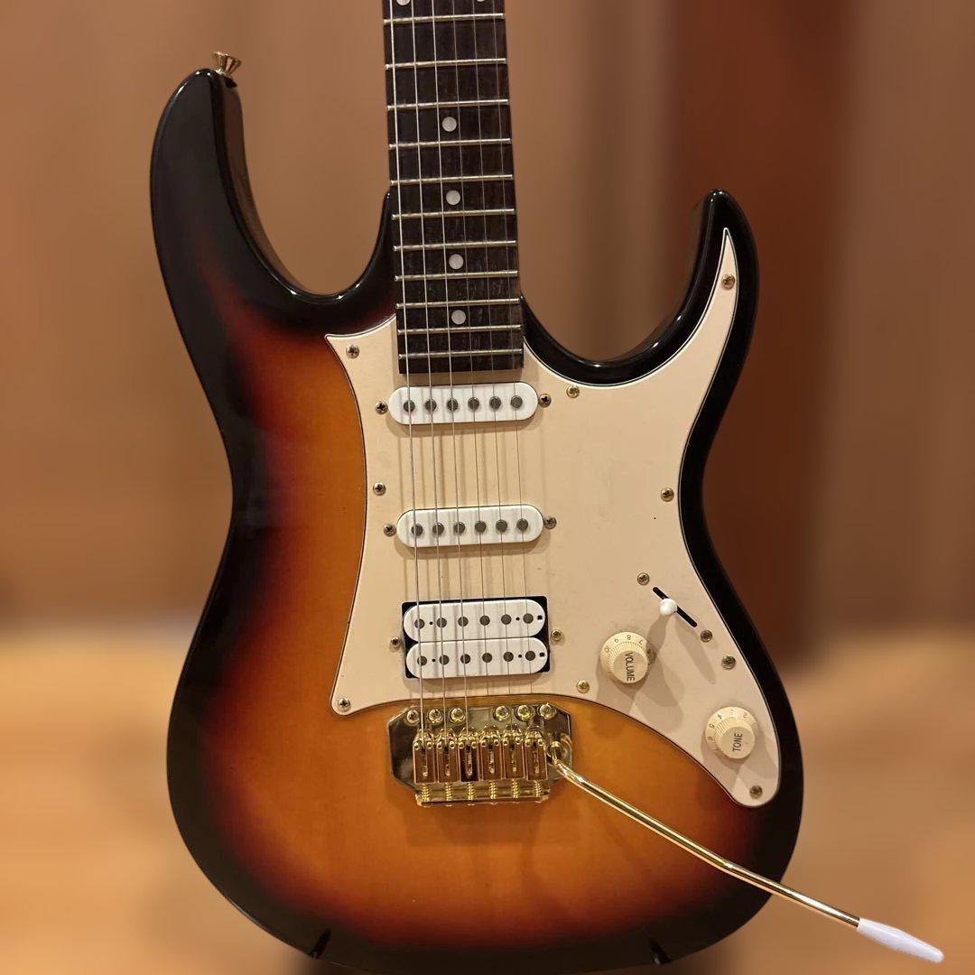 Ibanez GIO ゴールドパーツ仕様 トレモロアーム付 新品弦張替済