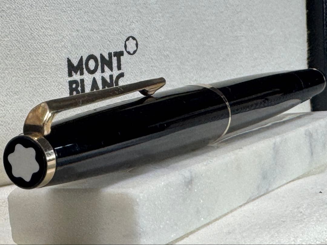【極美品】モンブラン NO 121 万年筆 ペン先18K ブラック 太字