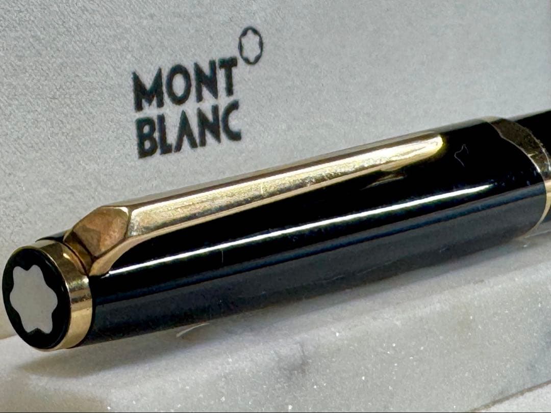 【極美品】モンブラン NO 121 万年筆 ペン先18K ブラック 太字