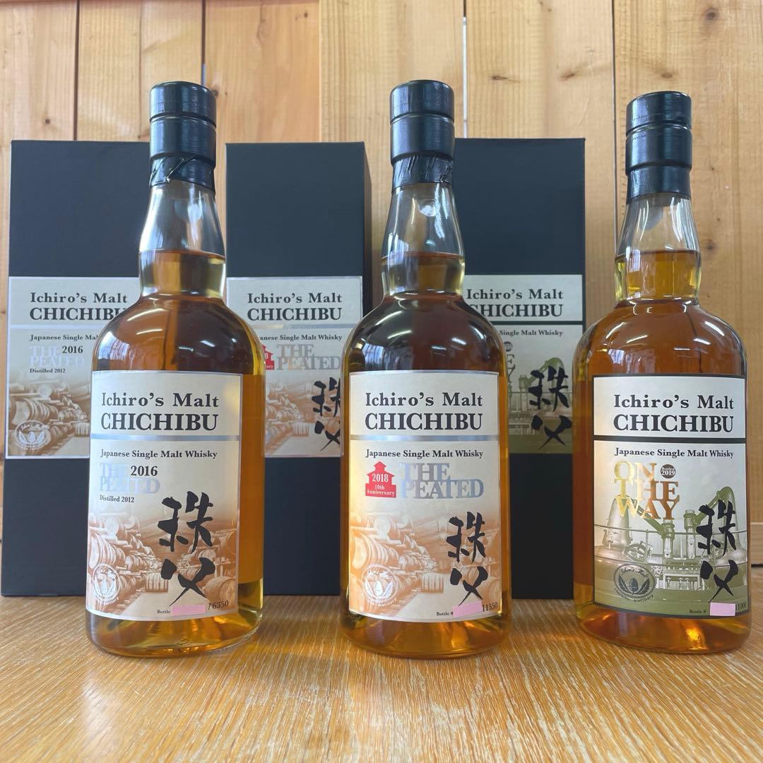 イチローズモルト ピーテッド 2016.18 オンザウェイ 2019 3本セット