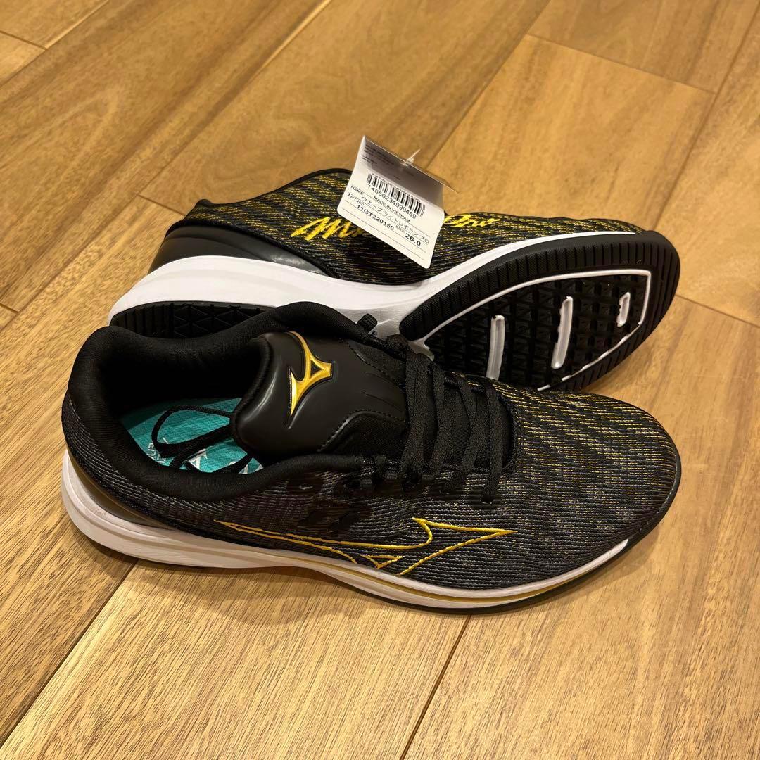 Mizuno トレーニングシューズ ブラック/ゴールド