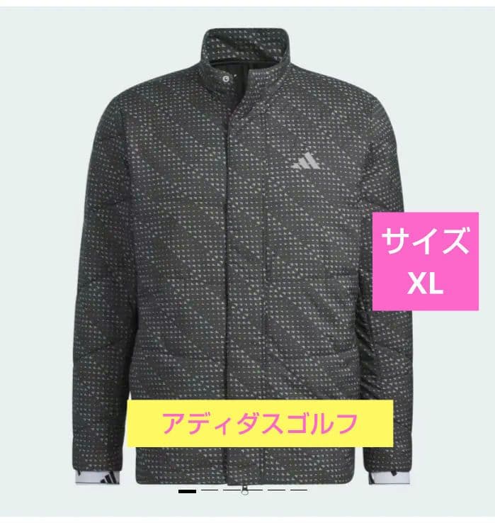 アディダスゴルフ BOSグラフィック 保温 中わたジャケット