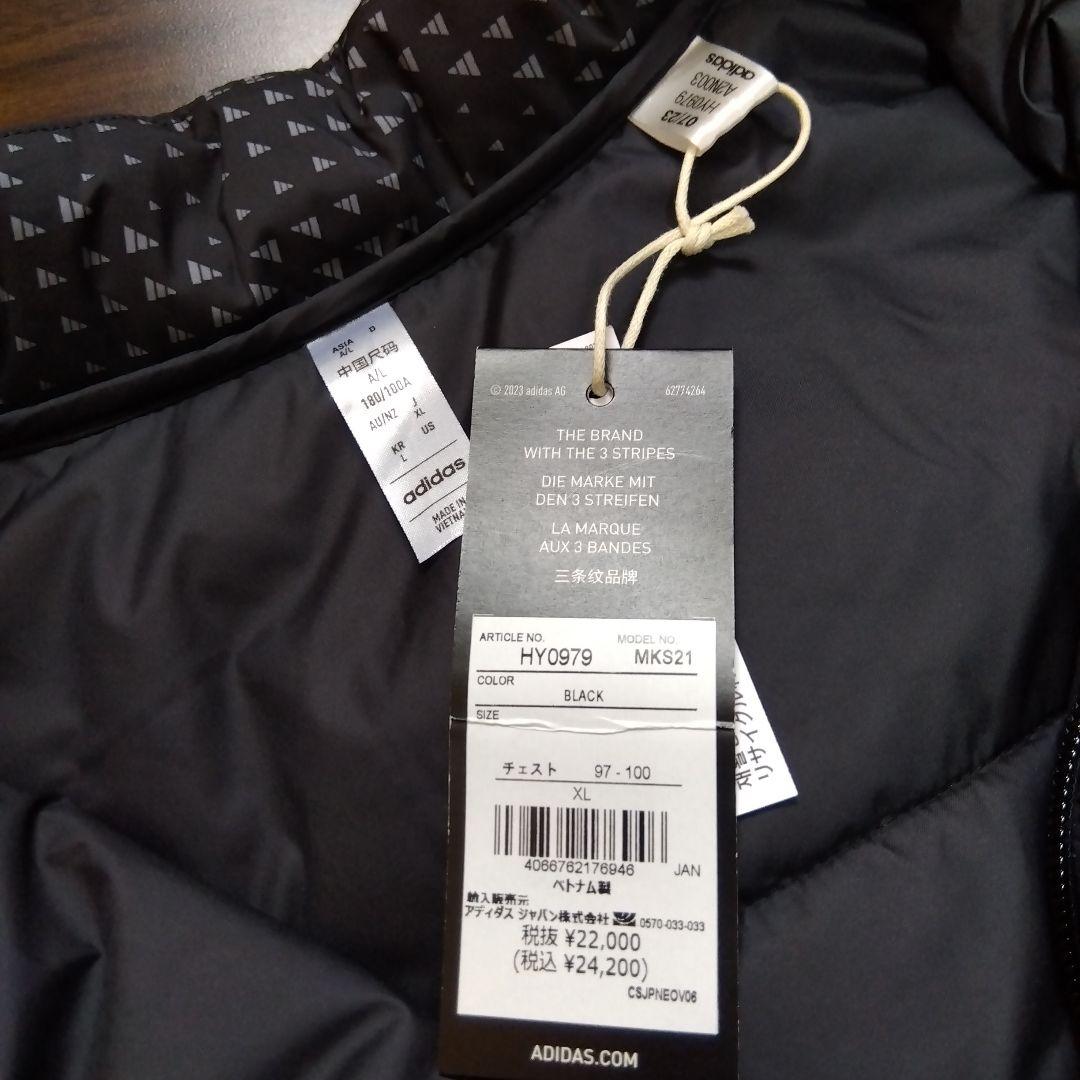 アディダスゴルフ BOSグラフィック 保温 中わたジャケット