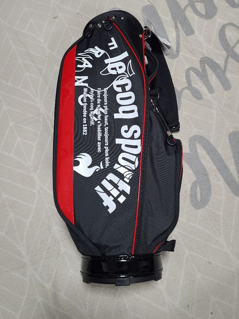 キャディバッグ　9型　6分割　ブラック QQBTJJ09　新品　ゴルフ　ルコック