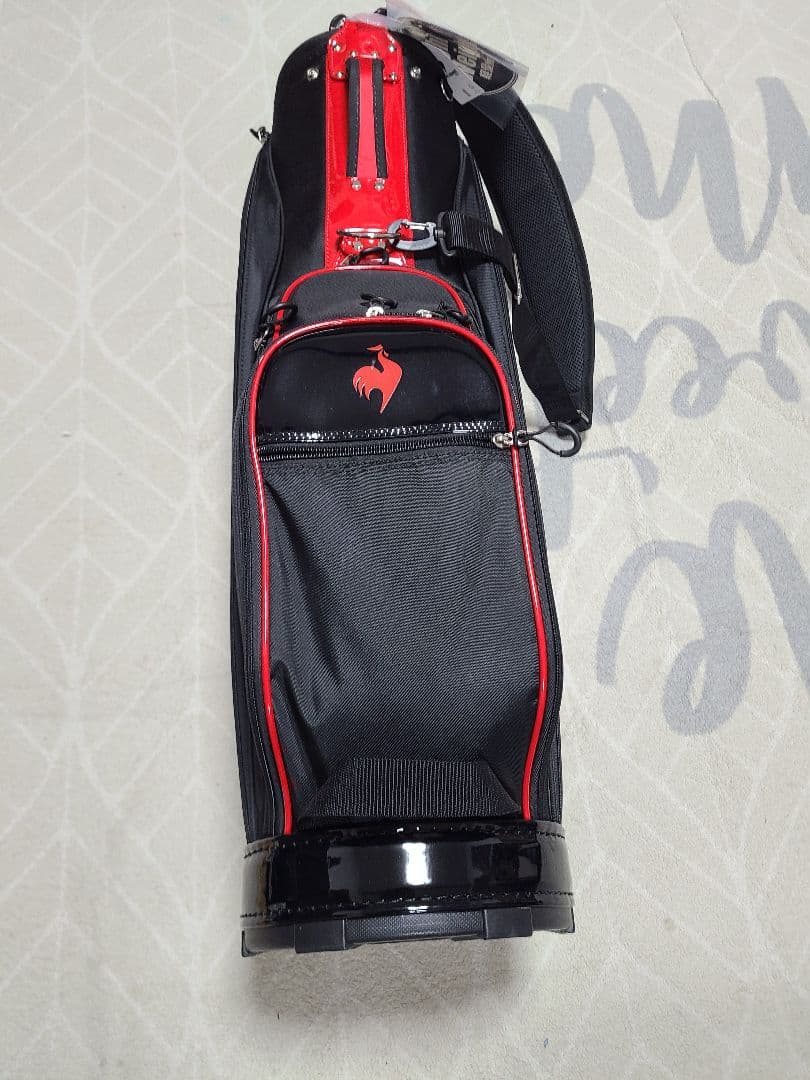 キャディバッグ　9型　6分割　ブラック QQBTJJ09　新品　ゴルフ　ルコック