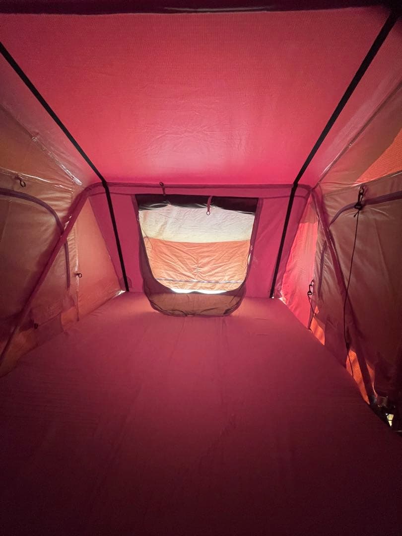 アドベンチャーキングスルーフトップテント　車両用テント カーキ