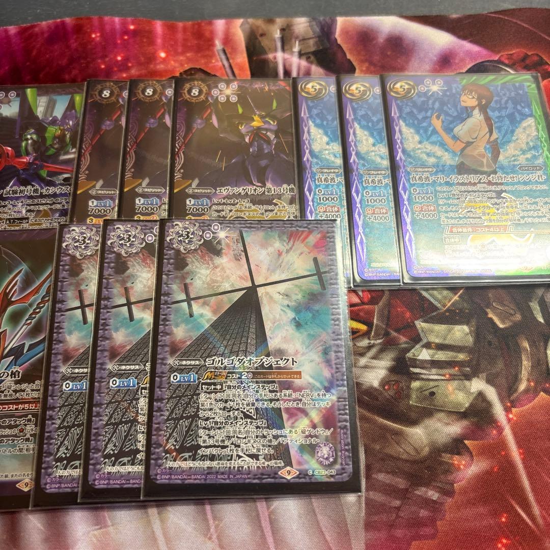 紫エヴァ　デッキパーツ　碇シンジ　シンクロ率∞