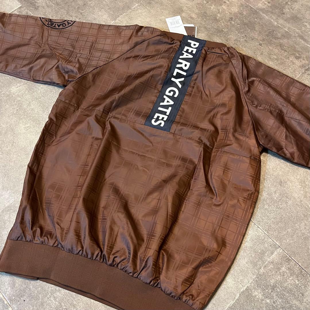 新品 希少サイズ3 パーリーゲイツ 防水透湿スニードジャック BIGチェック柄