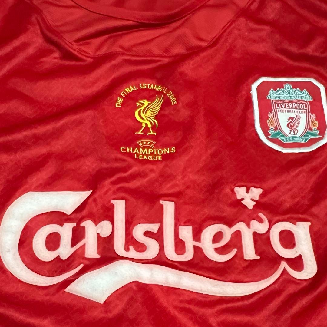 ジェラード　リバプール　ユニフォーム　レプリカ　00s 万国旗タグ　ゲームシャツ