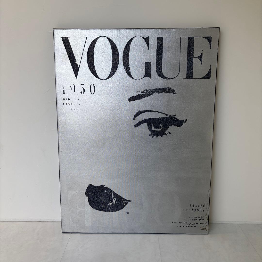 【希少・特大】シェーンボーデン「VOGUE 」シルクスクリーン 76×102