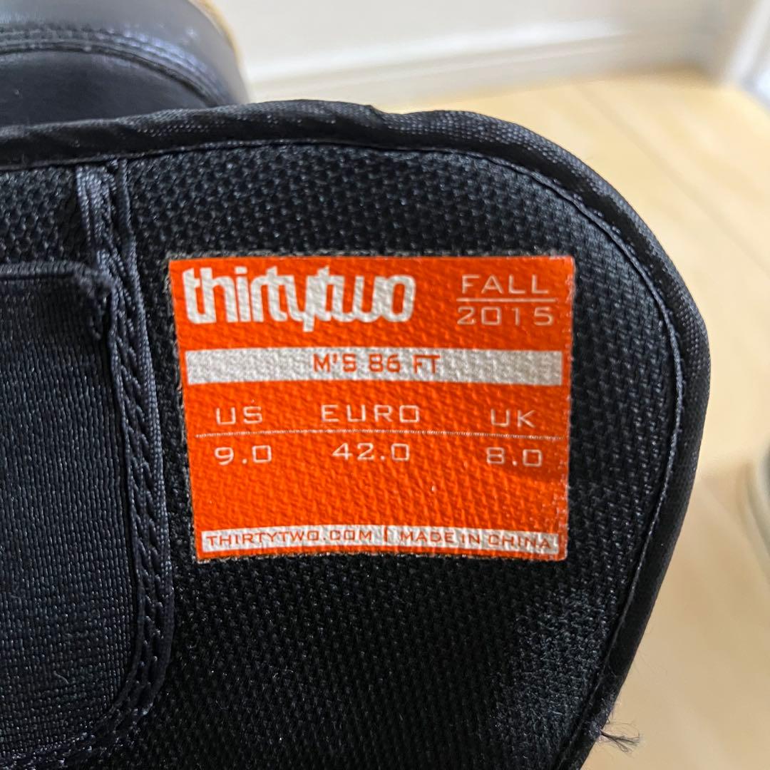 【即日発送】thirtytwo スノボブーツ　M’S 86 FT 27.0cm