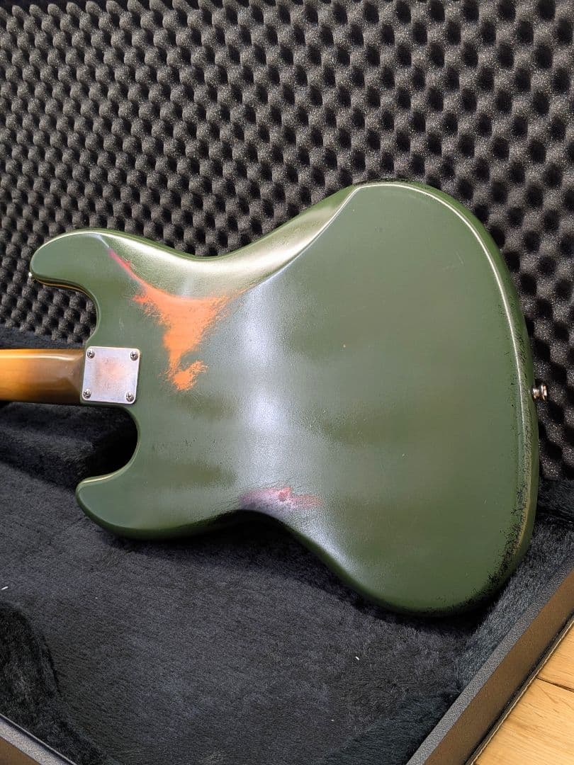 jazz bass ジャズベース /マルチレイヤーエイジド加工 オーバーラッカー