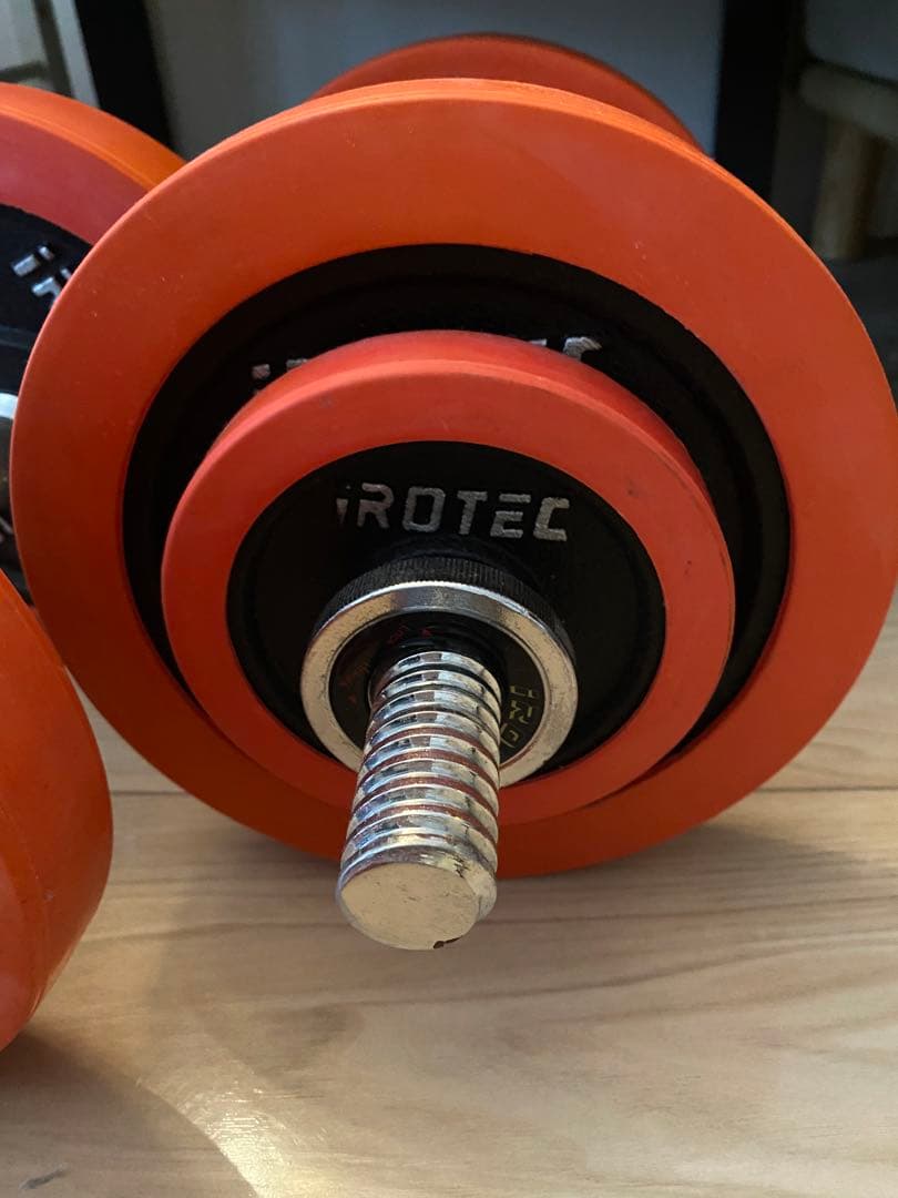 【東京引取限定】iROTEC 合計35kg ダンベルセット 折り畳みベンチ台付き