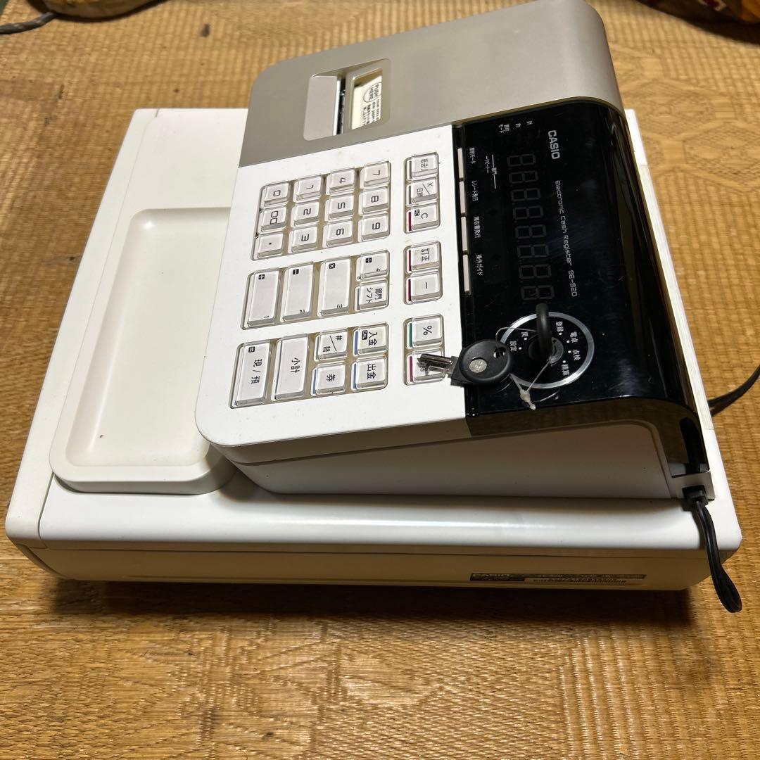 CASIO 電子レジスター SE-S20 カシオ　鍵付き