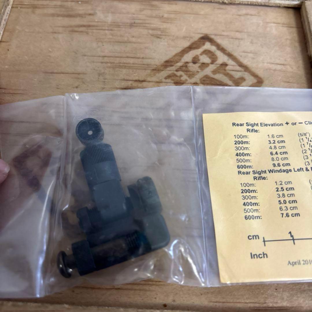 未使用品　米軍　実物　KNIGHTS REAR SIGHT 600 METER②