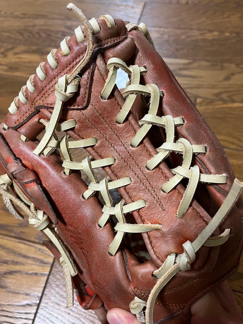 【紐全交換済】ミズノプロ軟式一般外野手用