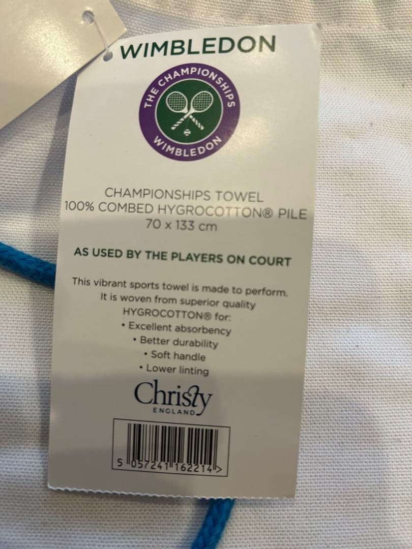 【公式】WIMBLEDON 2021 Championships タオル