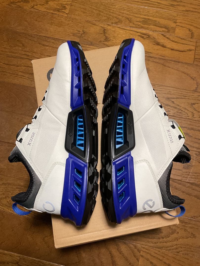 eccoゴルフシューズ バイオム C4 ボア EU40 ホワイト/ブルー