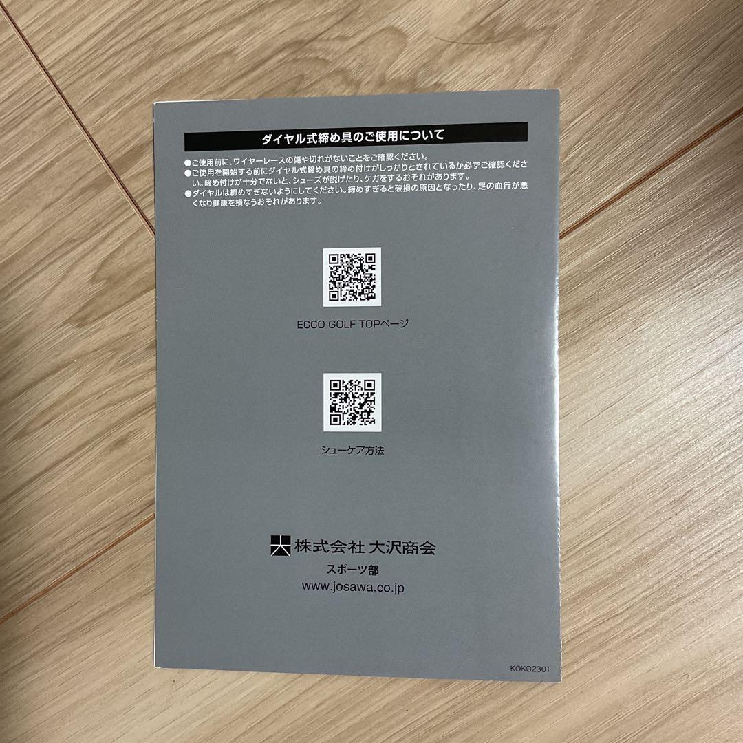 eccoゴルフシューズ バイオム C4 ボア EU40 ホワイト/ブルー