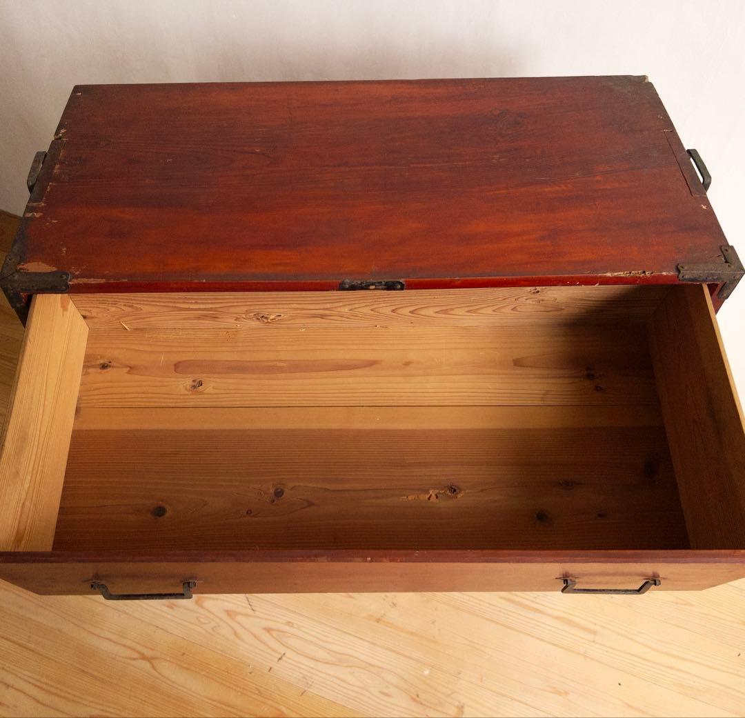 和箪笥　4段　古道具　古家具　和家具　ビンテージ　アンティーク　レトロ