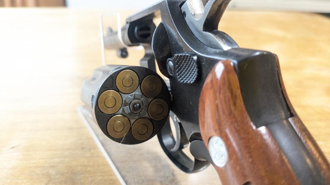 コクサイ　S&W M10 FBI SP HW モデルガン 限定木グリ