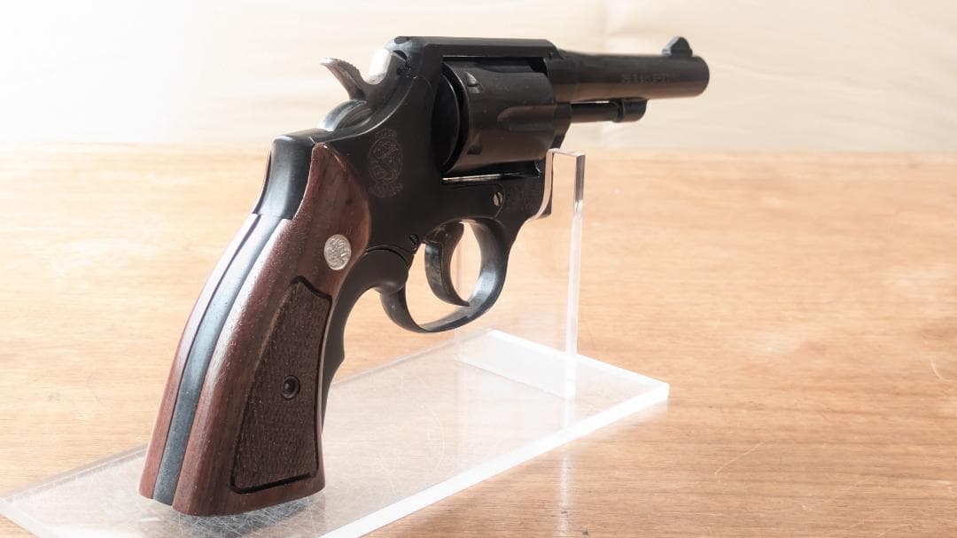 コクサイ　S&W M10 FBI SP HW モデルガン 限定木グリ