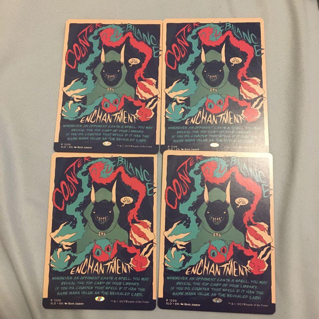 mtg sld 相殺　4枚セット　secret lair