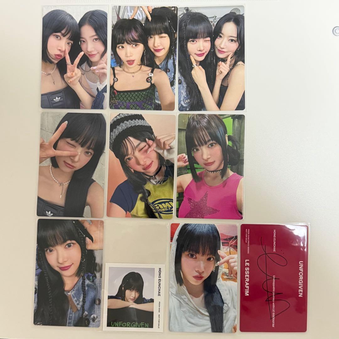 LE SSERAFIM ルセラ UNFORGIVEN 封入トレカ ウンチェ