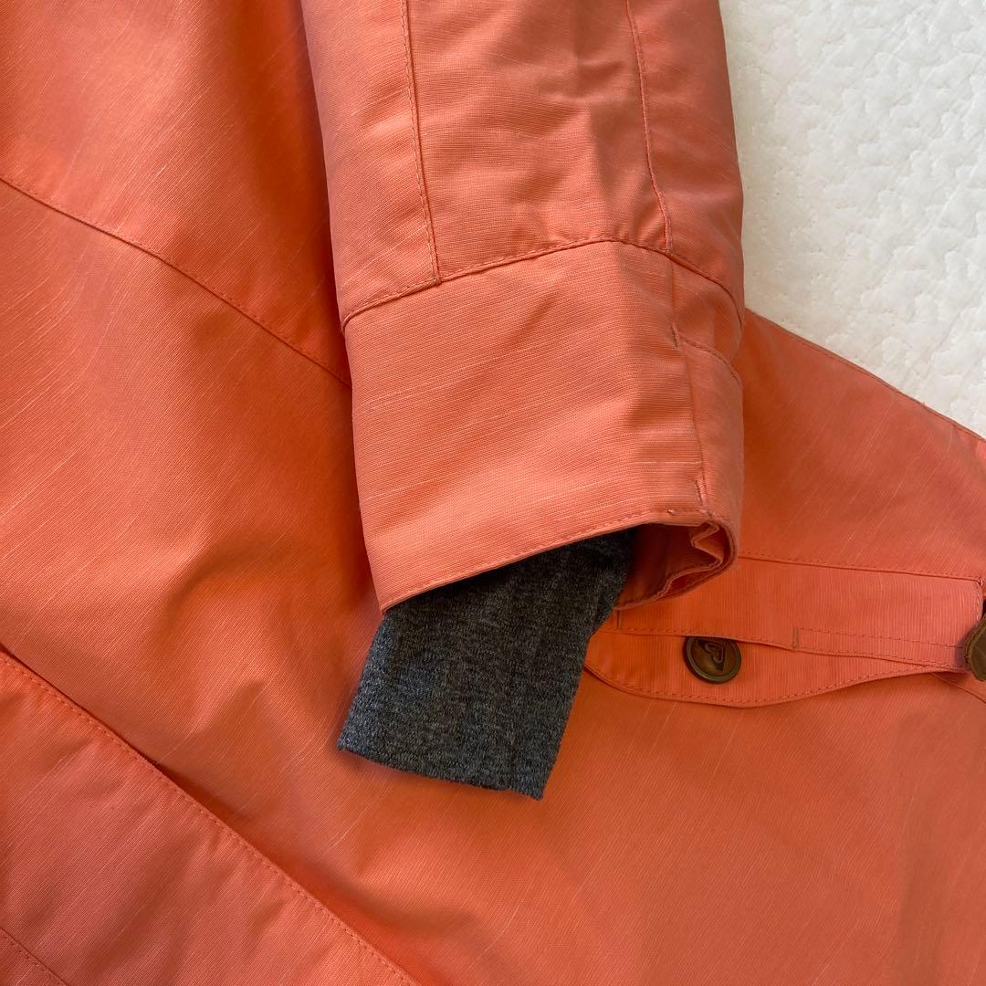 ROXY　スノーボードウェア M マウンテンジャケット　サーモンピンク　フード付