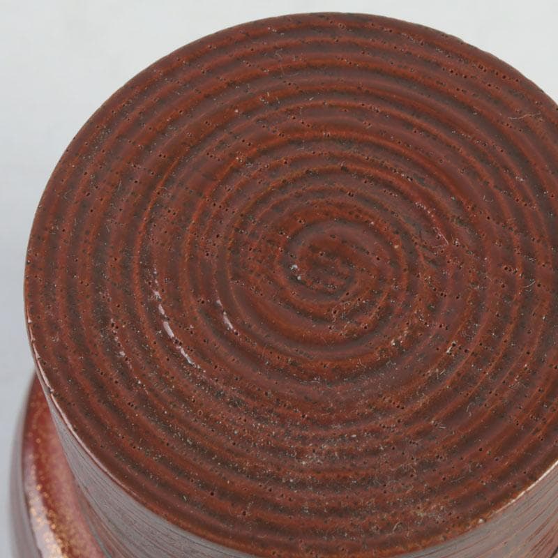 茶道具　漆塗　帽子茶器　棗　時代箱付　V　9816