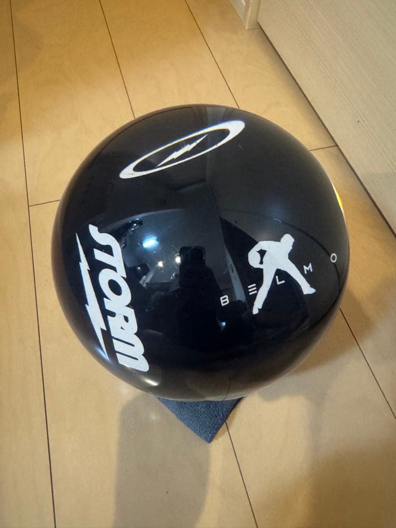 ボウリングボールSTORM クリアストーム ベルモ ブラック15ポンド