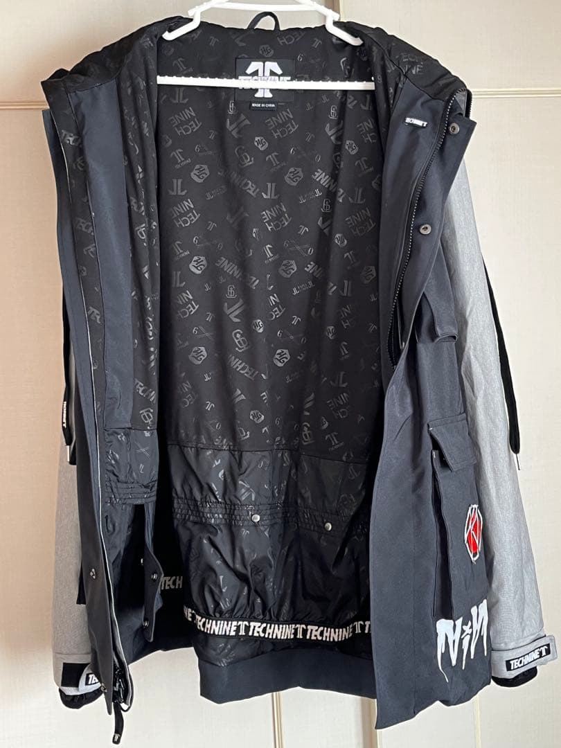 スノーボードウェアTECH NINE スノーボードウェア ブラック/グレー