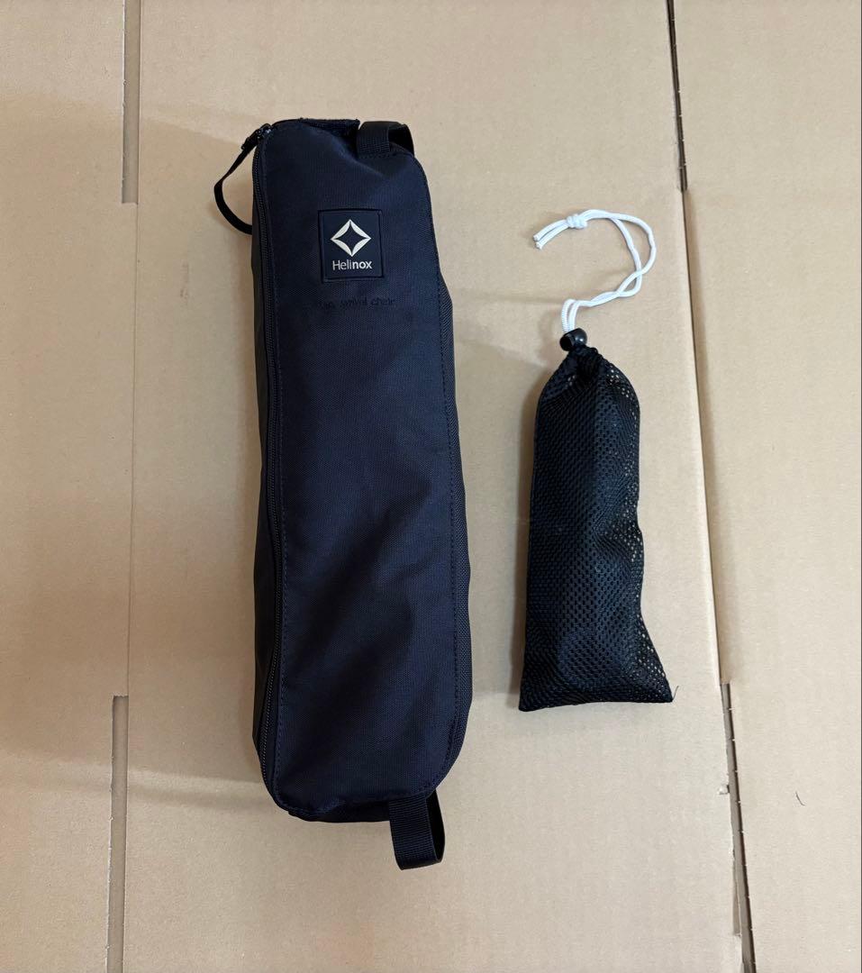 【ほぼ新品】Helinox タクティカル スイベルチェア（ブラック）　＊ゴム脚付