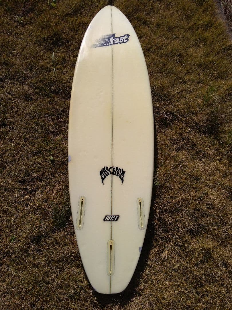 鴨川graceのフィン付き！ロストサーフボード中古 lost メイヘム
