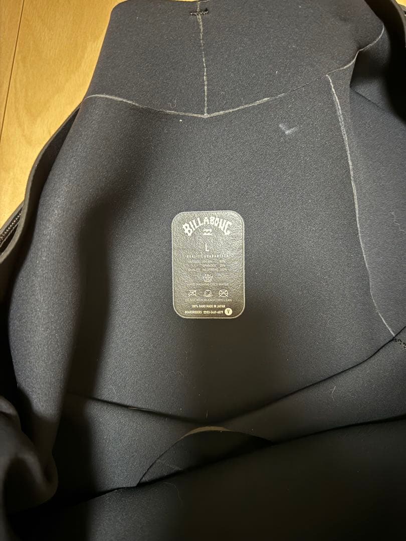 BILLABONG ビラボン ウエットスーツロングチェストジップ3×2 Lサイズ