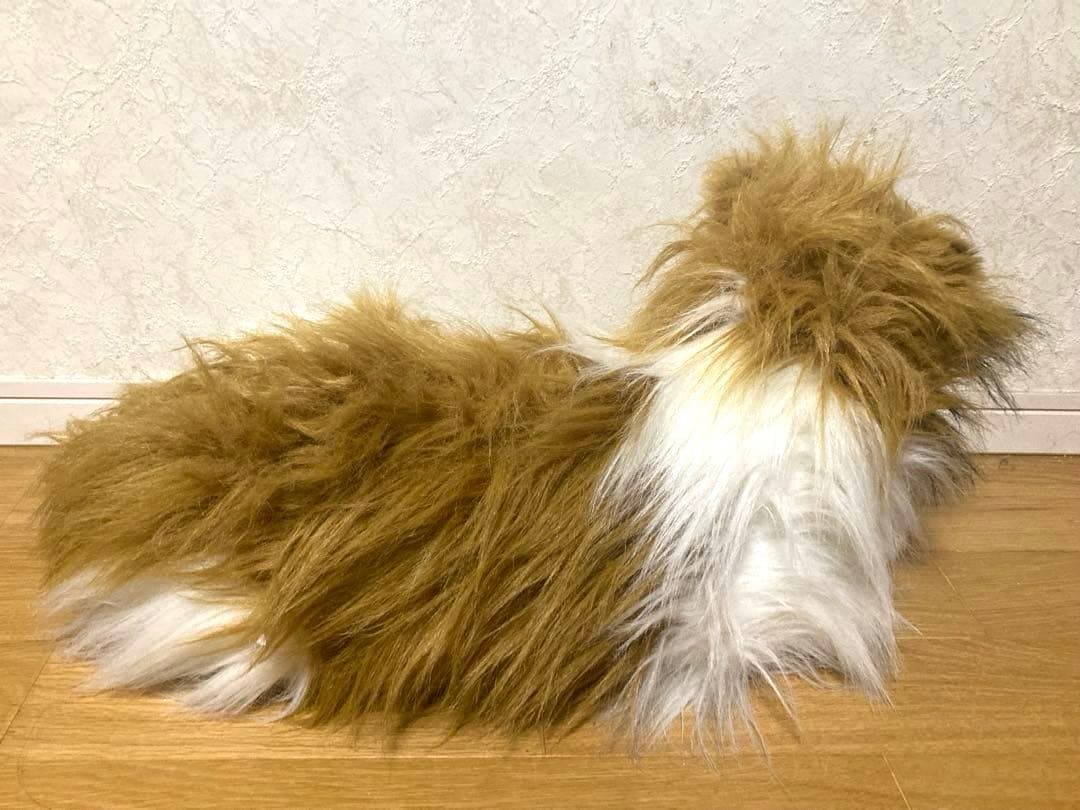 希少 90年代 ビンテージ イヌ コリー ワンちゃん ぬいぐるみ レトロ 当時物