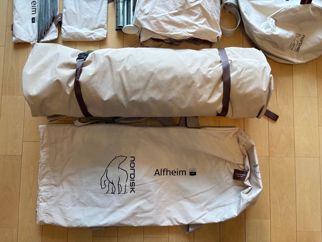 【セット】ノルディスク アルフェイム 12.6 フライシートとグランドシート