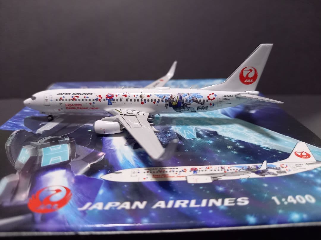 phoenix 1/400 JAL B737-846 JA342J ガンダム