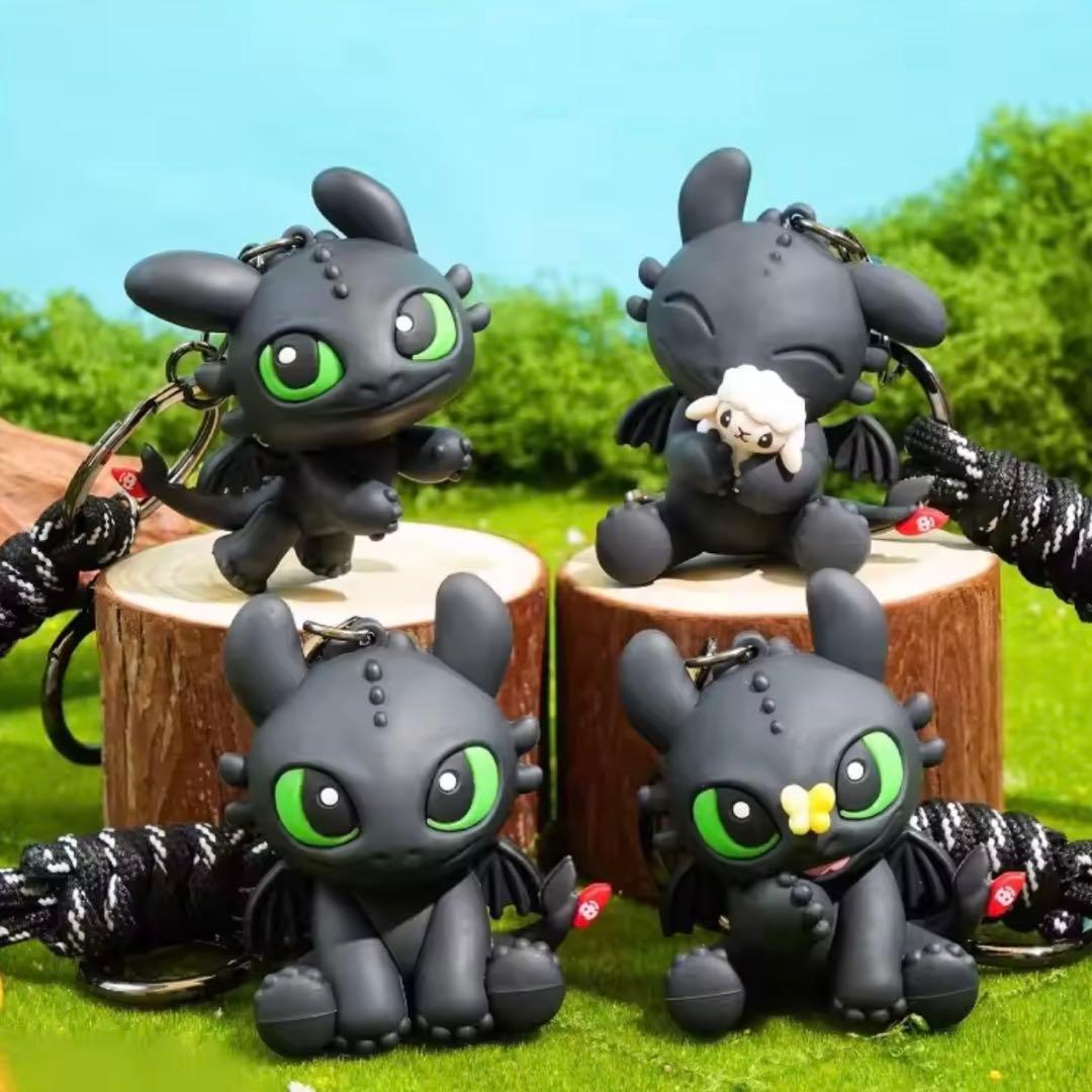 ヒックとドラゴン ナイトフューリー トゥース キーホルダー ストラップ 4