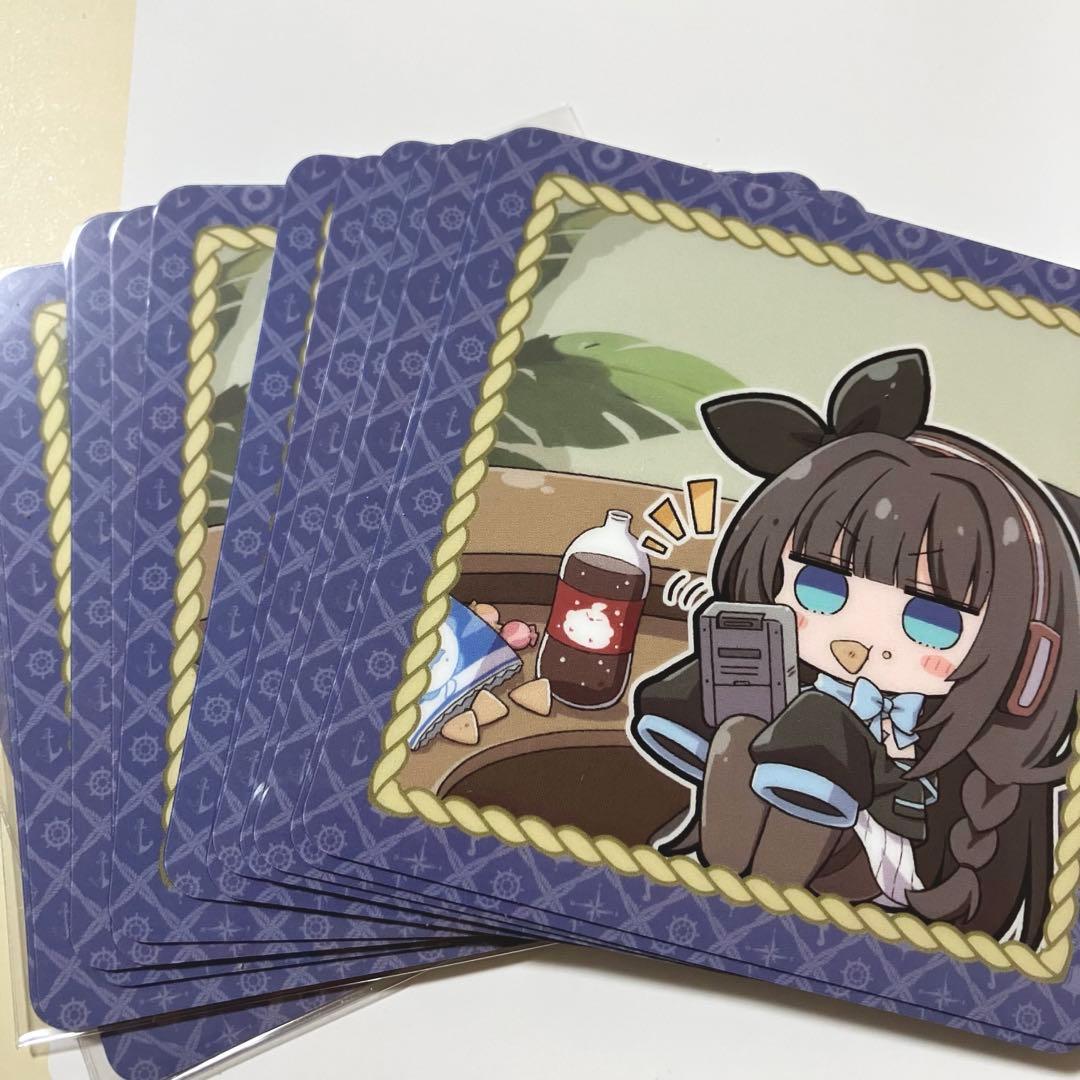 アズールレーン　ロングアイランド　コースター　ノベルティ14枚セット