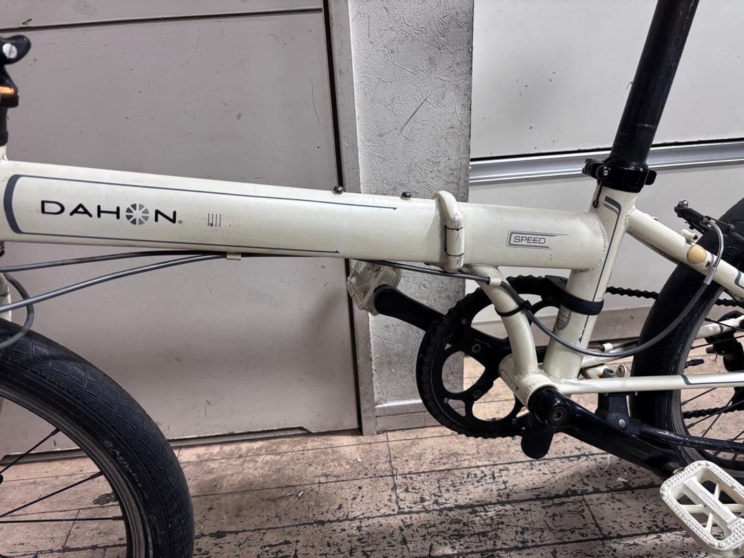 DAHON SPEED 折りたたみ自転車 ホワイト