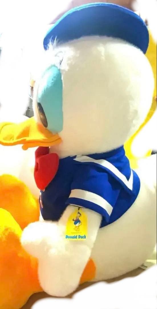 ディズニー　ドナルドダック　タグ付き　約６５センチBIGぬいぐるみ❣️ 送料込み❣️