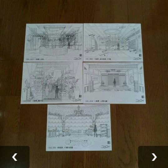 ニセコイ 制作用スタッフ資料 約70枚程