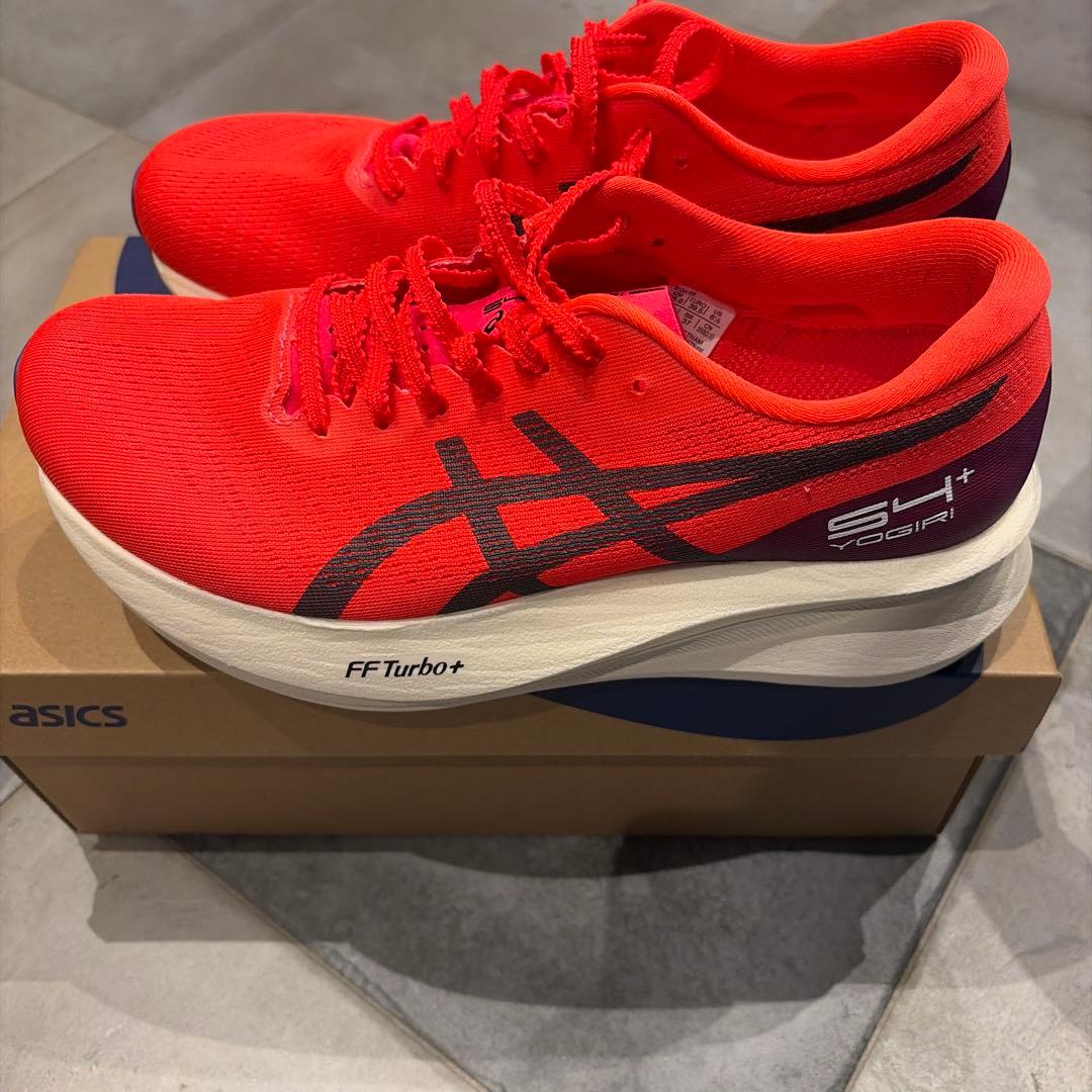 asics S4 yogiri 25cm 試し履きのみ美品　ランニングシューズ