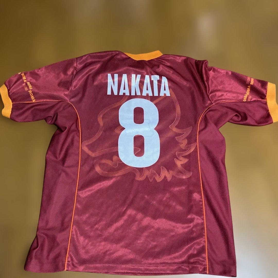 AS ROMA　ローマ　ユニフォーム　L　中田英寿選手　8番　イタリア製